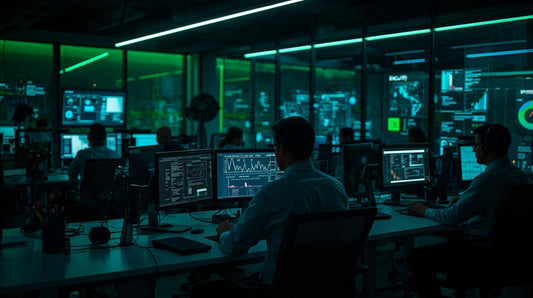 people work in cybersecurity sphere, cryzentality office